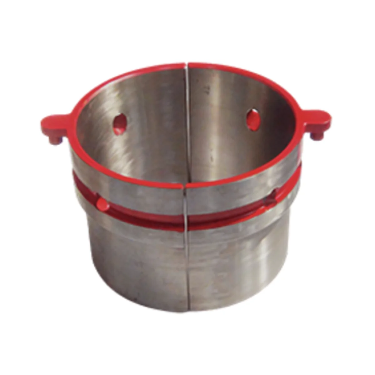 Master Bushing Insert Bowl No.1, an essential component of oilfield handling tools. This insert bowl is designed to fit within the master bushing, providing support and stability for the drill string during drilling operations. Its precise design ensures efficient and safe handling of drilling equipment in the oilfield.